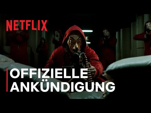 Die Welt von Haus des Geldes geht weiter | offizielle ankündigung | Netflix